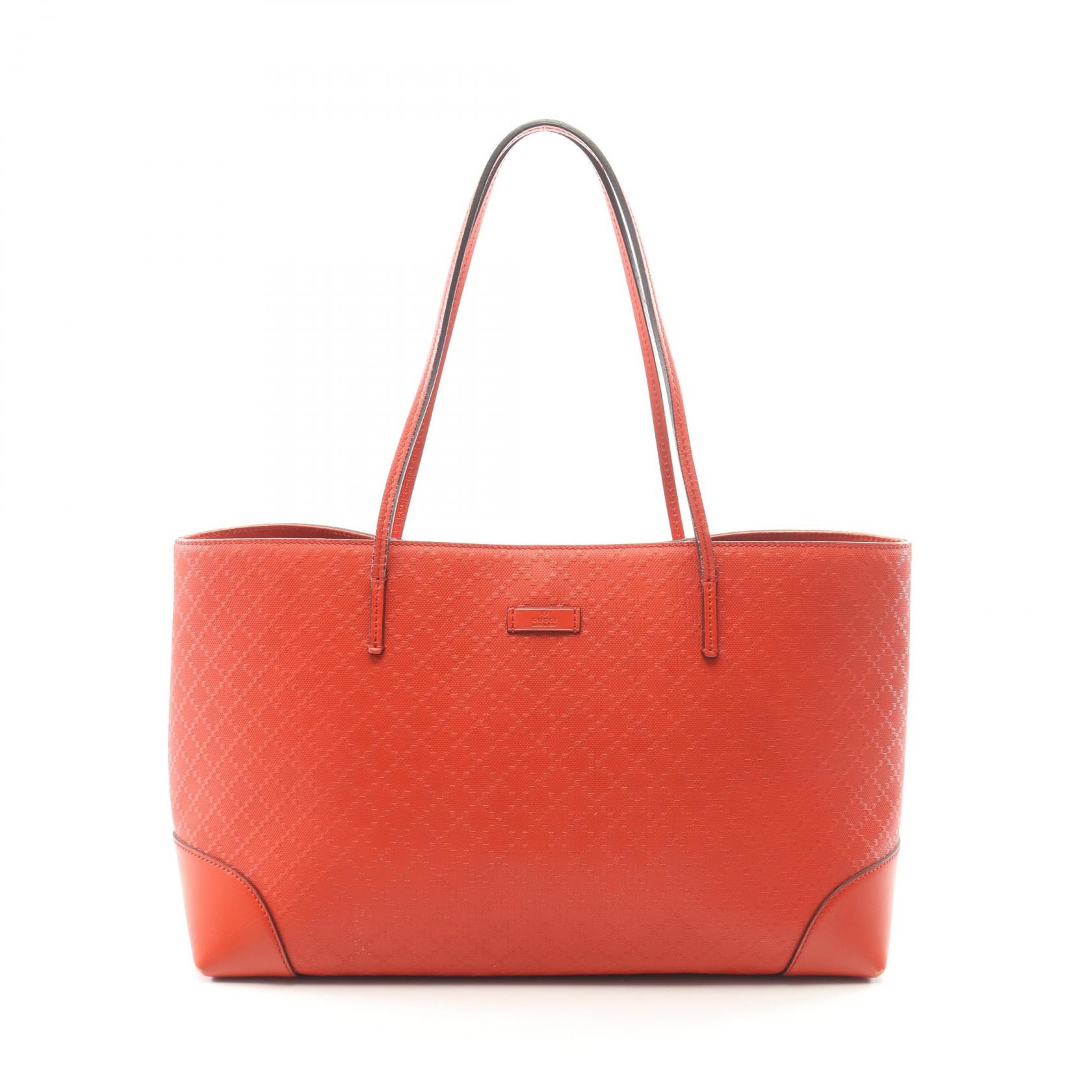 グッチ GUCCI ディアマンテラックス トートバッグ バッグ レザー レディース レッド系 353397 【中古】