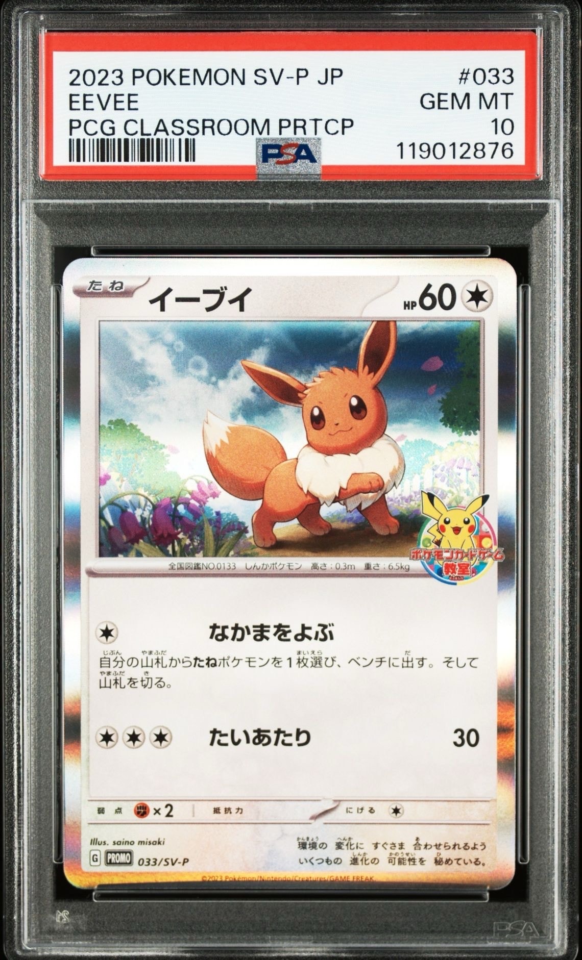 イーブイ: プロモ [SV-P 033](「 ポケモンカードゲーム教室」プロモーションカード「SV-P」)