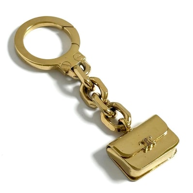 【人気】セリーヌ レディース トリオンフバッグチャーム キーホルダー キーリング