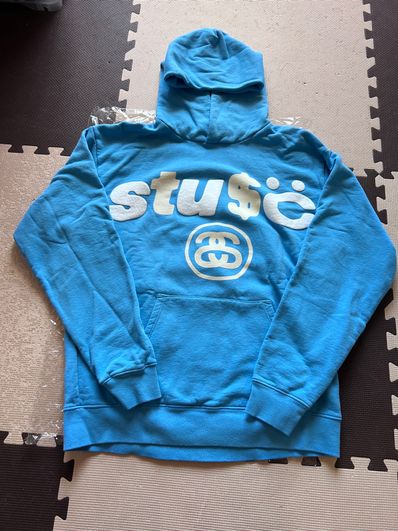 Stussy CPFM 8 BALL PIGMENT DYED HOODIE "Blue"