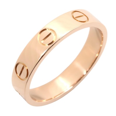 カルティエ CARTIER ミニラブリング リング・指輪 ジュエリー K18PG(ピンクゴールド) レディース ゴールド系 B4085200 【中古】