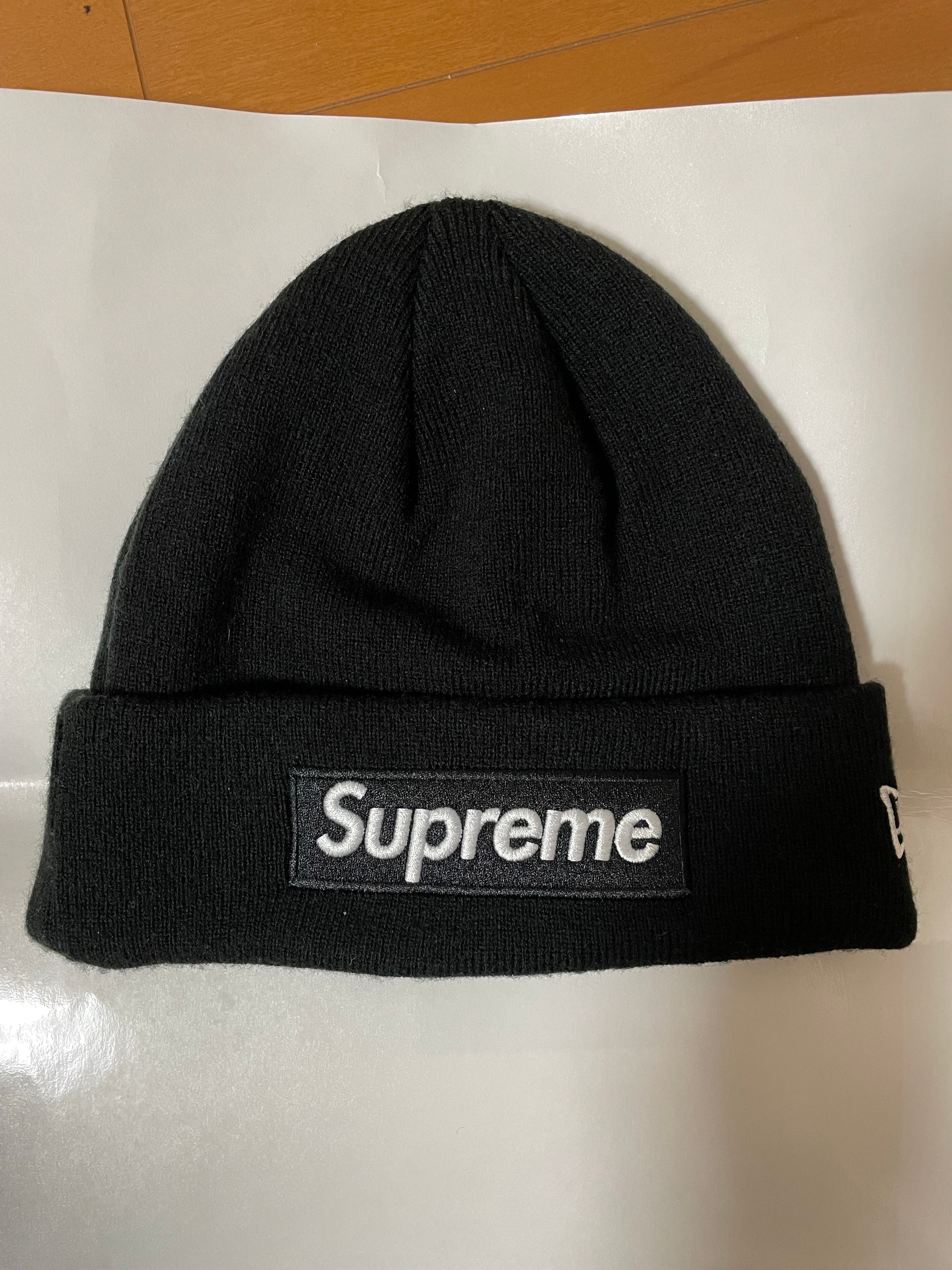 Supreme New Era® Box Logo Beanie "Black" (21FW)