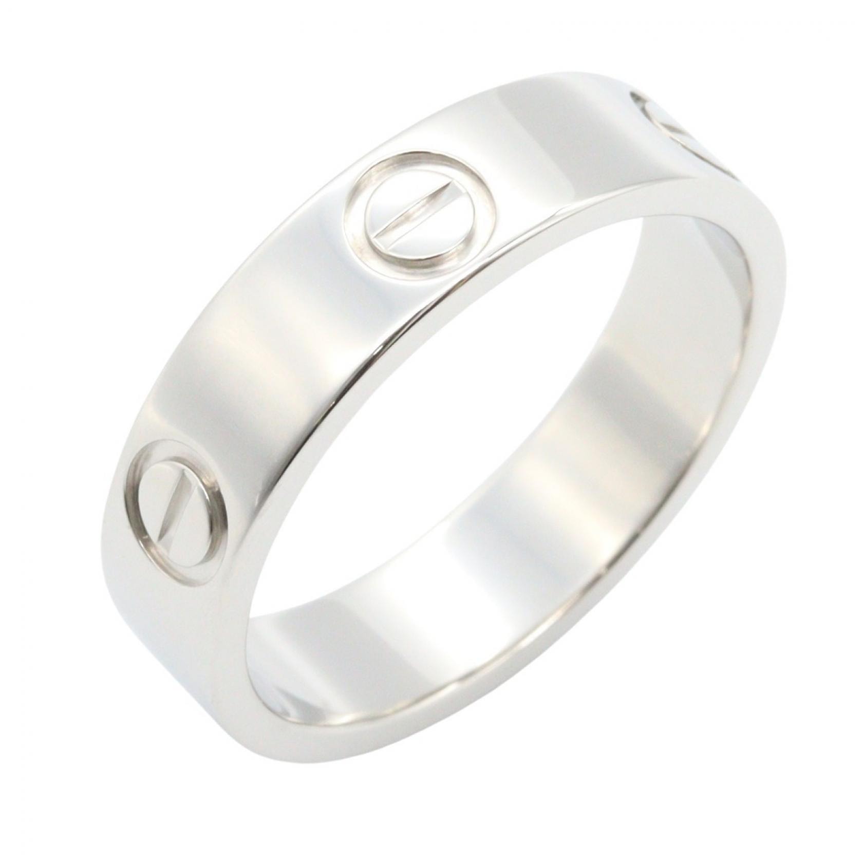 カルティエ CARTIER ラフ リング リング・指輪 ジュエリー Pt950プラチナ メンズ レディース シルバー系 B4084900 【中古】