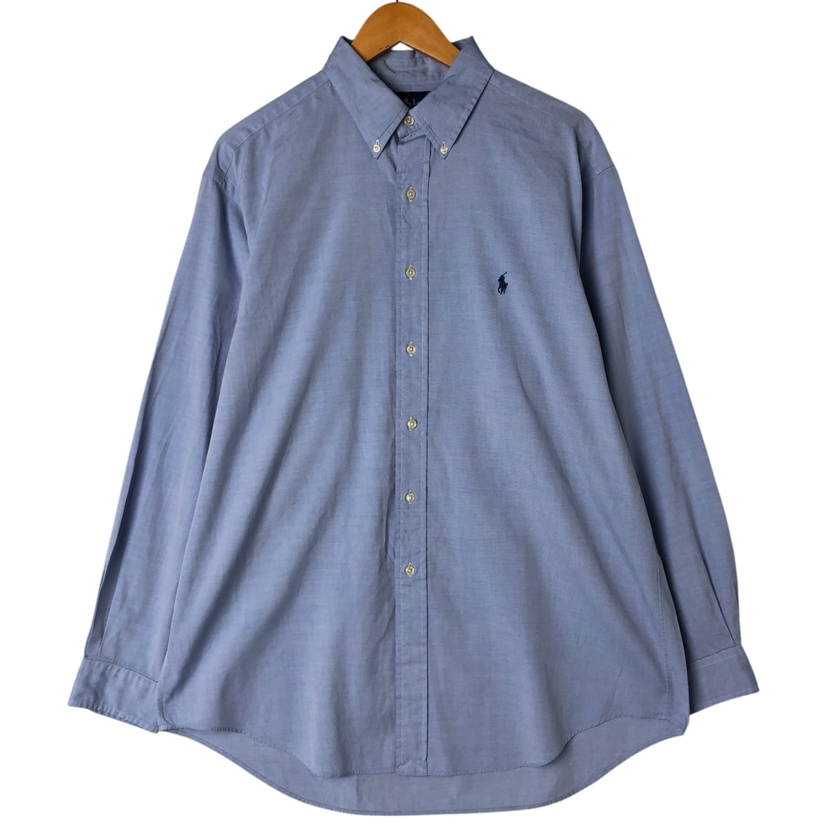 古着 ラルフローレン Ralph Lauren CLASSIC FIT 長袖 ボタンダウンシャツ メンズL相当/eaa551028