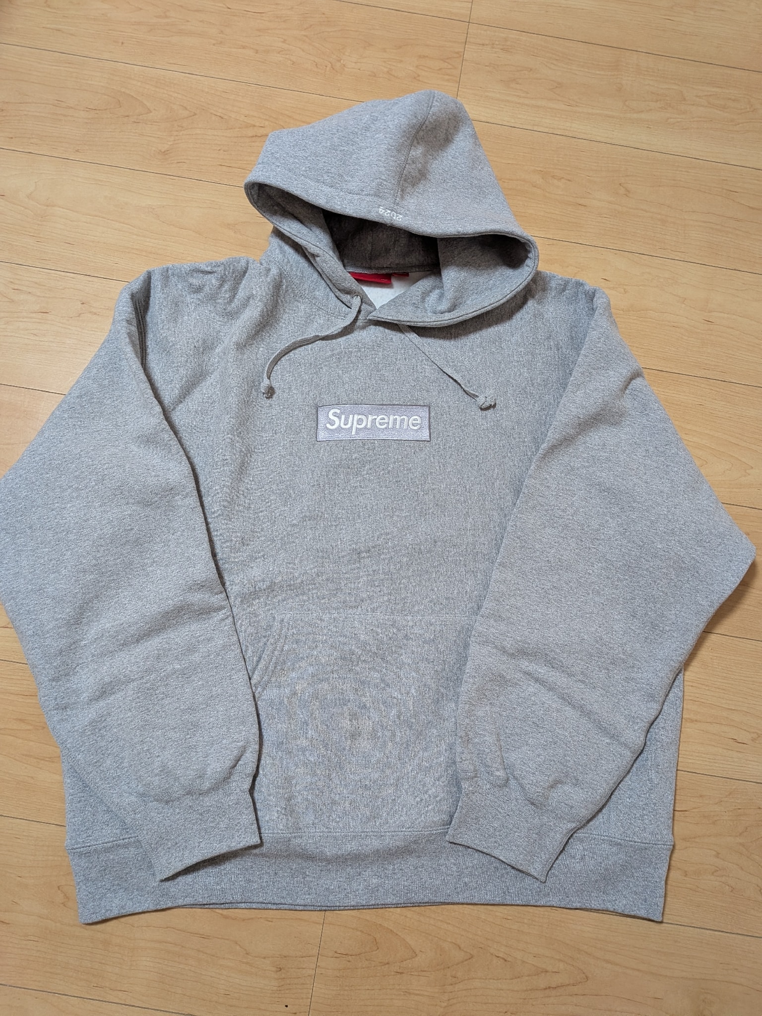 Supreme Box Logo Hooded Sweatshirt "Heather Grey" (24FW)