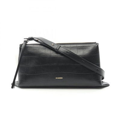 ジルサンダー JIL SANDER EMPIRE エンパイア スモール ショルダーバッグ バッグ レザー レディース ブラック系 J07WD0051P5359001 【中古】