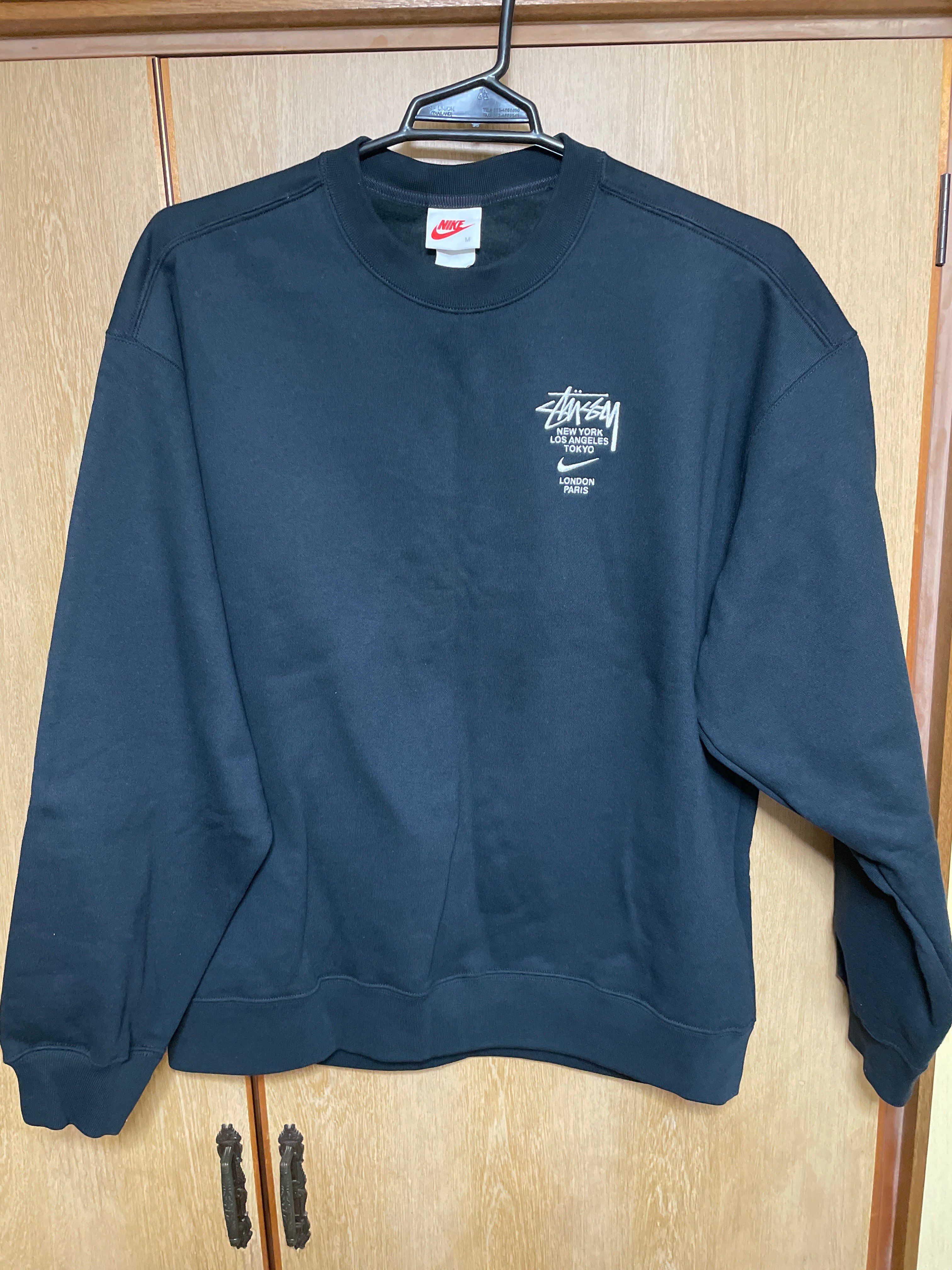 Nike x Stussy International Crewneck Sweatshirt (US Size) "Black" DC4198-010