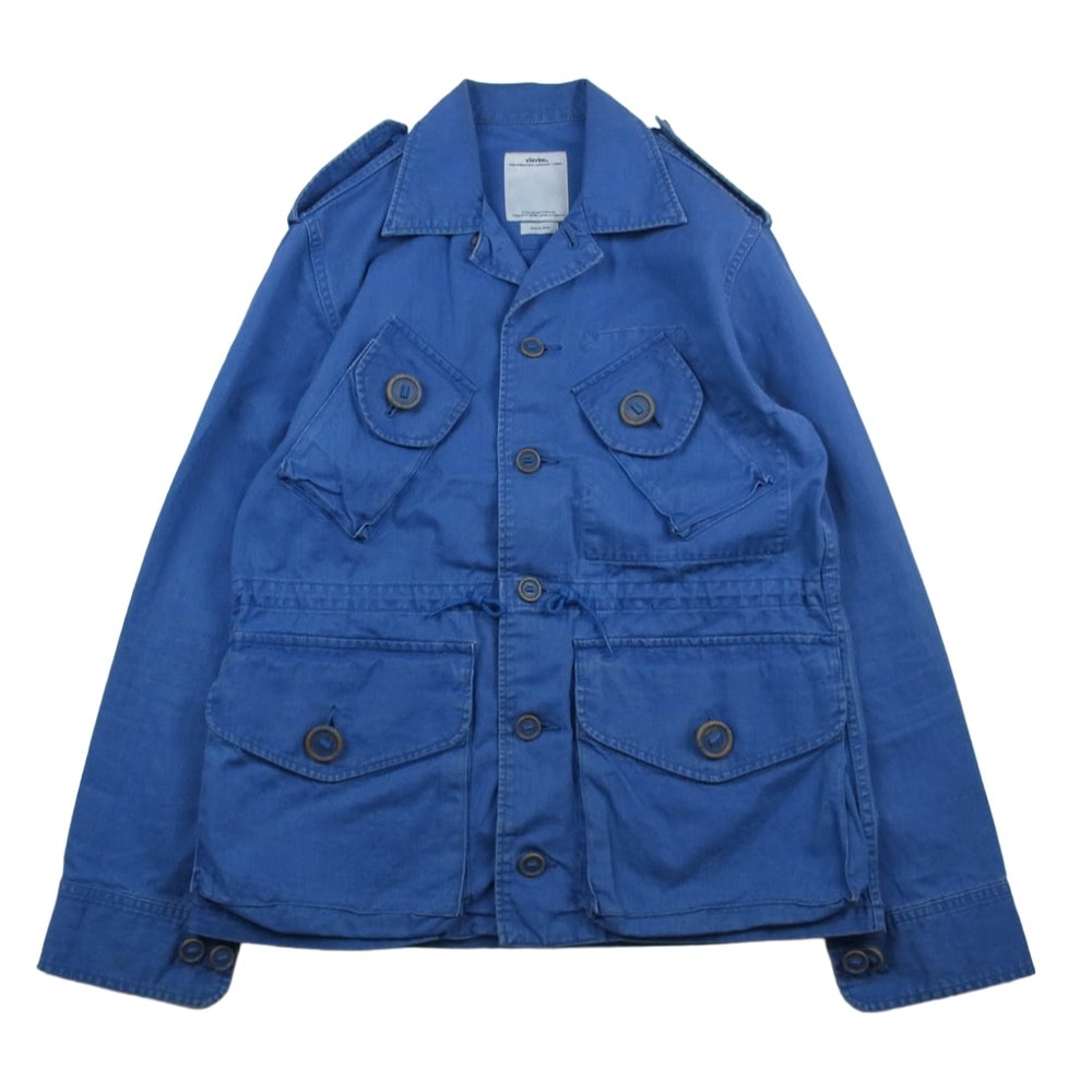 VISVIM ビズビム ジャケット 14SS 0114105013035 Caf Combat Jacket コンバット ジャケット インディゴブルー系 2【中古】