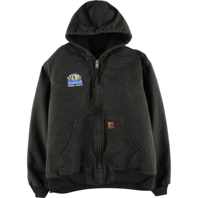 古着 00年代 カーハート Carhartt アクティブジャケット ダックフルジップパーカー メンズXL相当/eaa617185