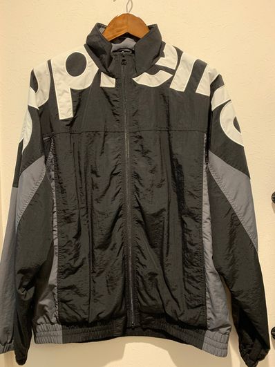 Supreme Shoulder Logo Track Jacket "Black"