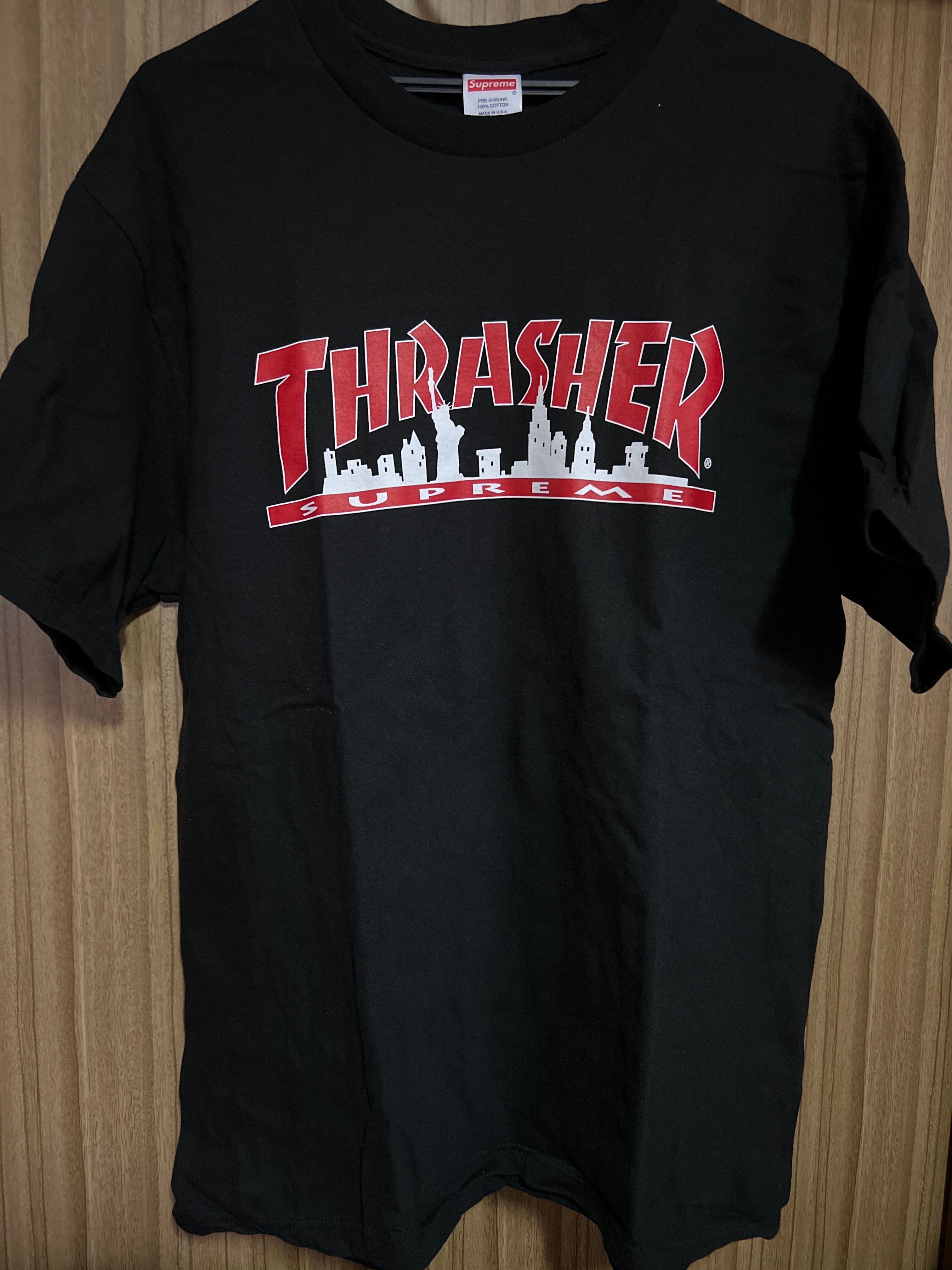 Supreme / Thrasher® Skyline Tee "Black"