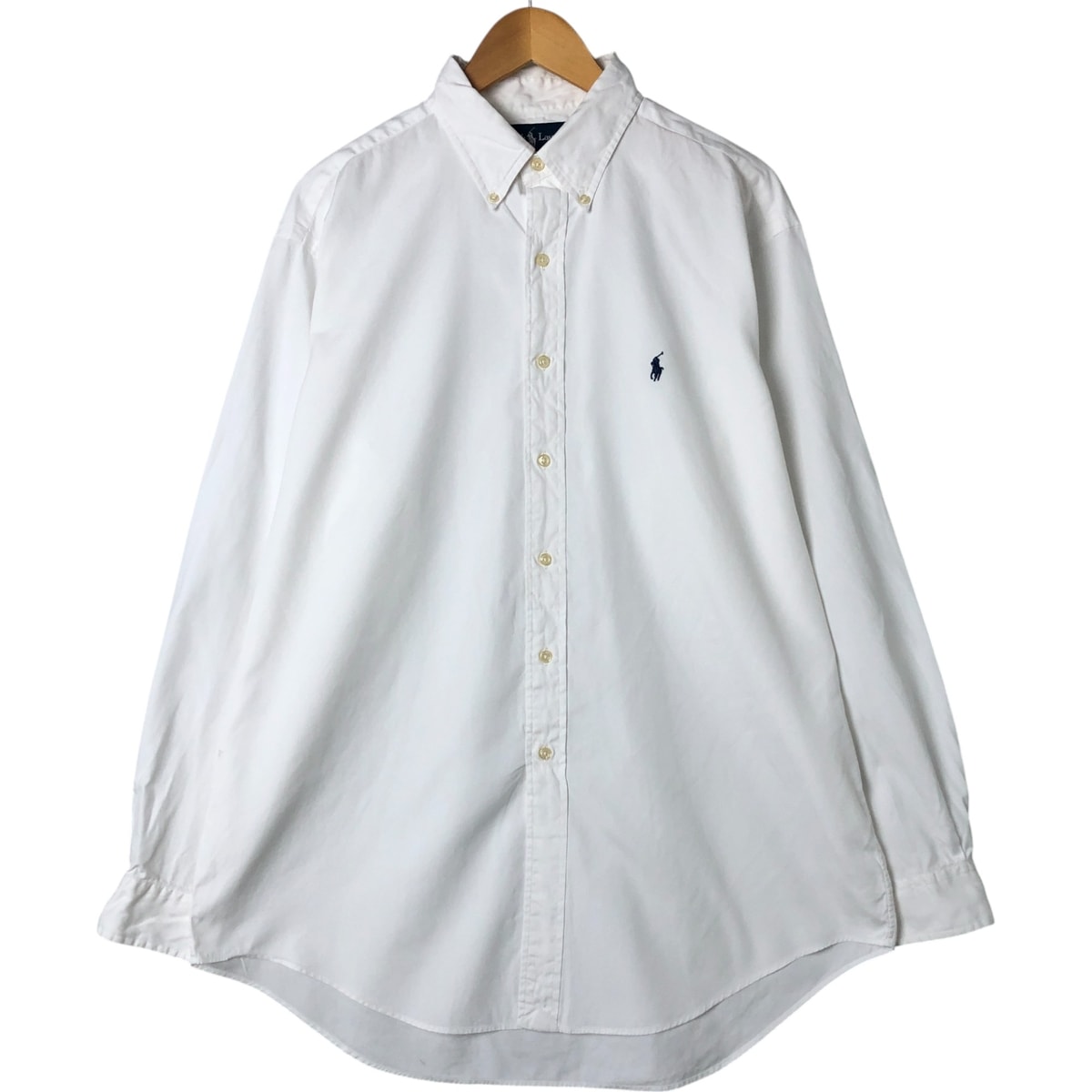 古着 ラルフローレン Ralph Lauren CLASSIC FIT 長袖 ボタンダウンシャツ メンズL相当/eaa548380