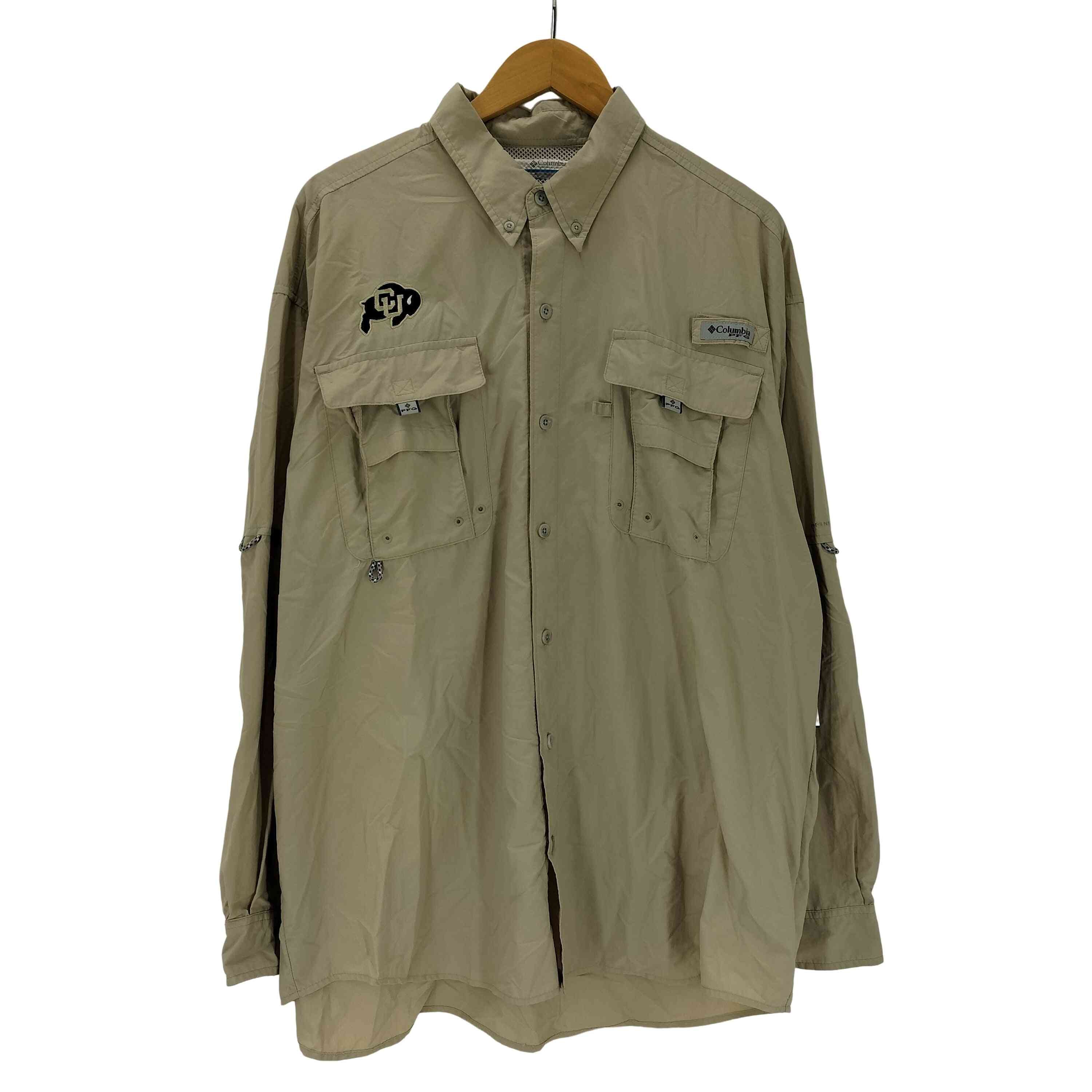 PFG CU ロゴ 裏地メッシュ フィッシング シャツ【1138363492886】