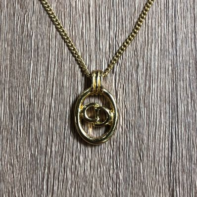 Dior CD Logo Necklace "Gold"