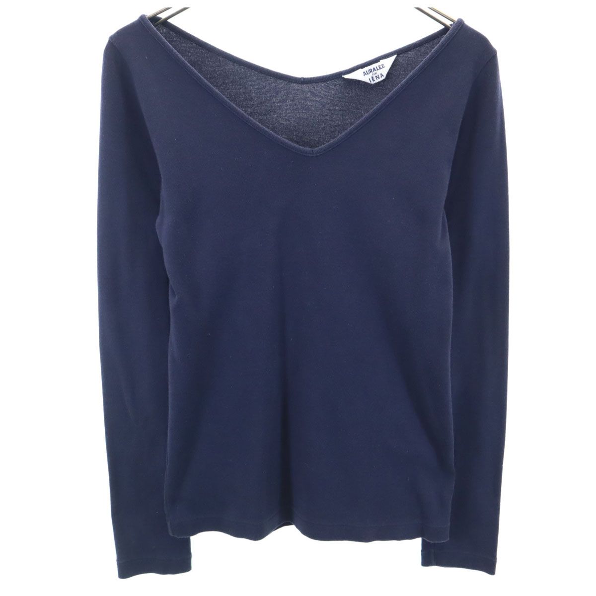 AURALEE 長袖 Vネック カットソー