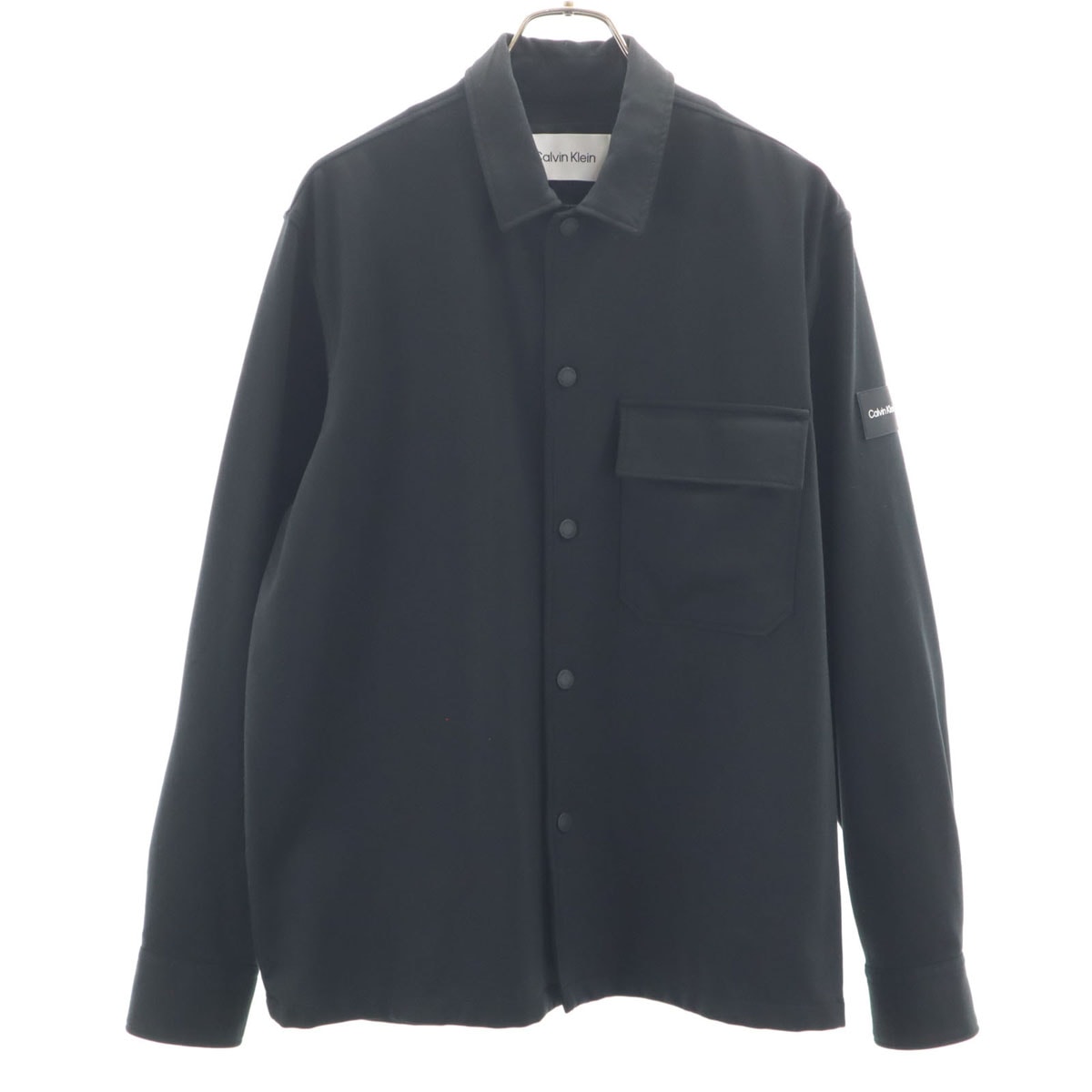 Calvin klein カルバンクライン 長袖 シャツ L ブラック