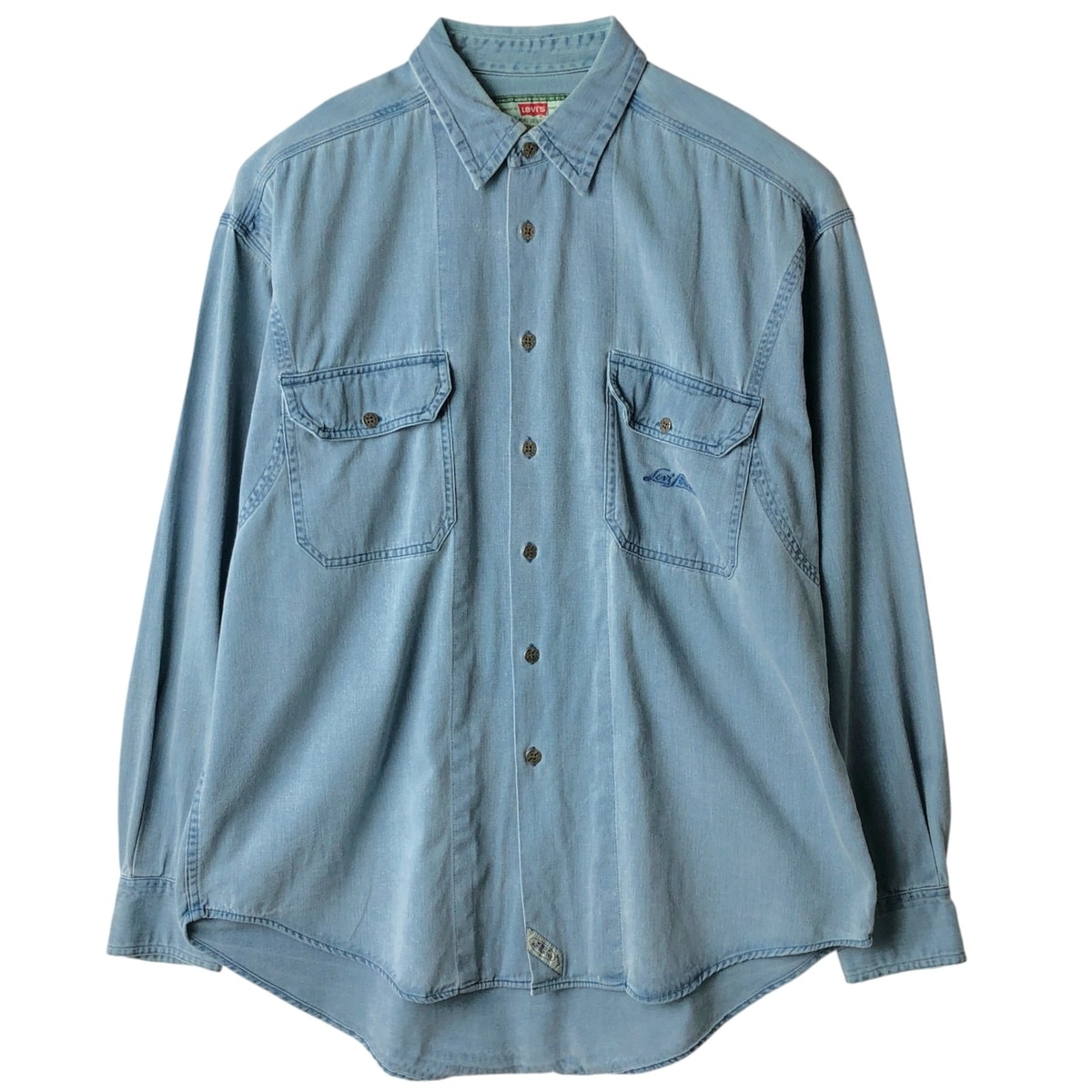 古着 90年代 リーバイス Levi's 長袖 デニムシャツ メンズL相当 ヴィンテージ/eaa634880
