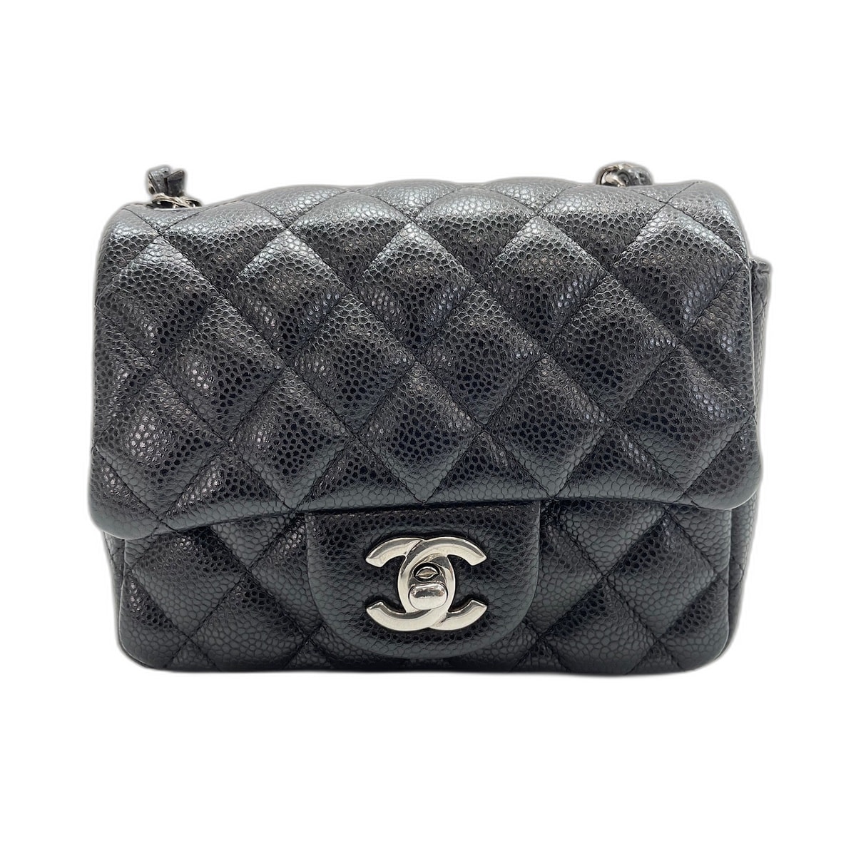シャネル CHANEL キャビアスキン ミニマトラッセ ショルダーバッグ【中古】