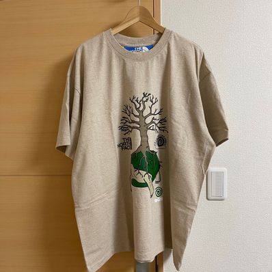 The North Face X ONLINE CERAMICS WHITE REGRIND KNIT GRAPHIC TEE "White"