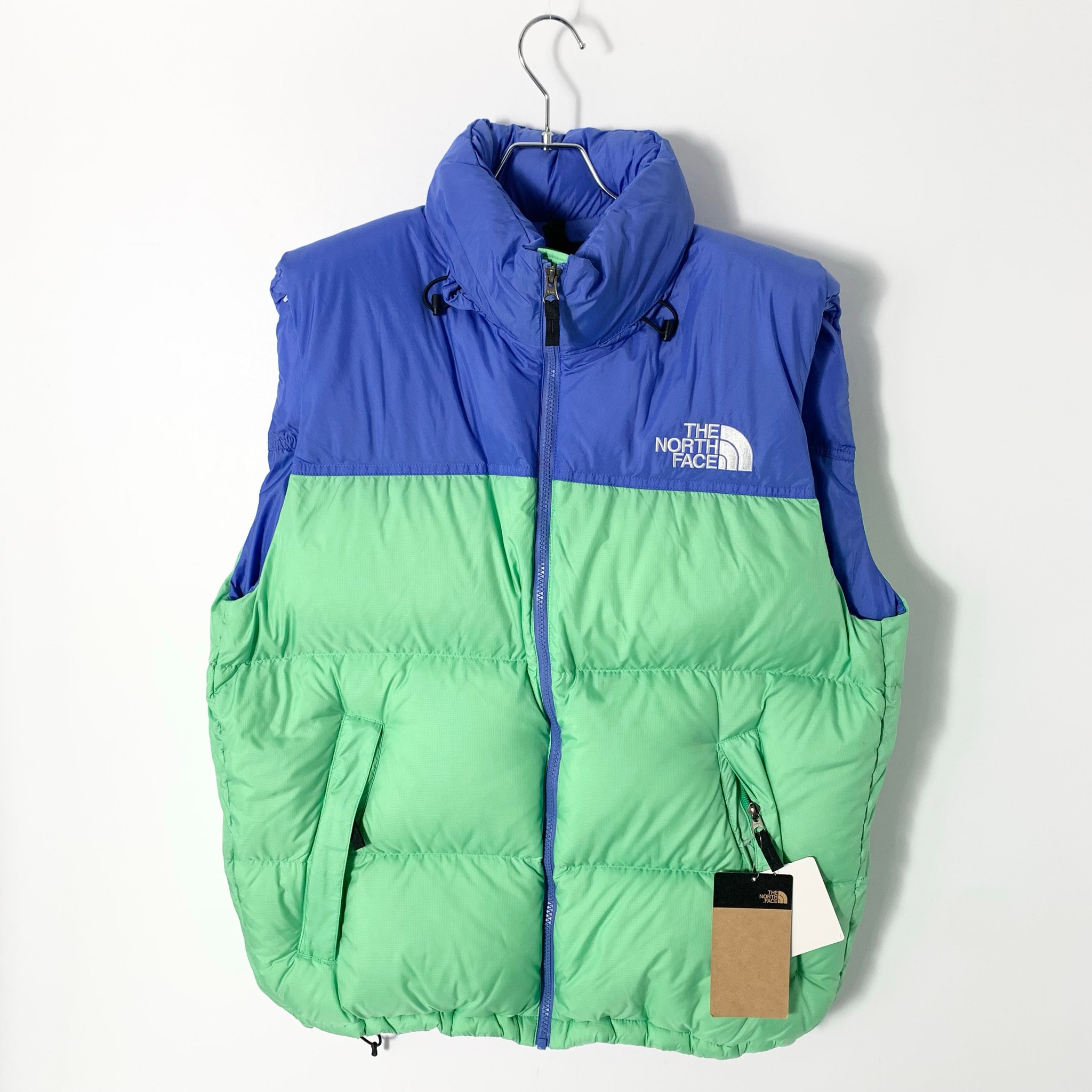 The North Face Nuptse Vest "Optic Blue/Chlorophyll Green"
