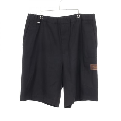 ルイ・ヴィトン LOUIS VUITTON ロゴ パンツ 衣料品 ボトムス ウール コットン メンズ ブラック系 RM212J DC8 HLP45W 【中古】