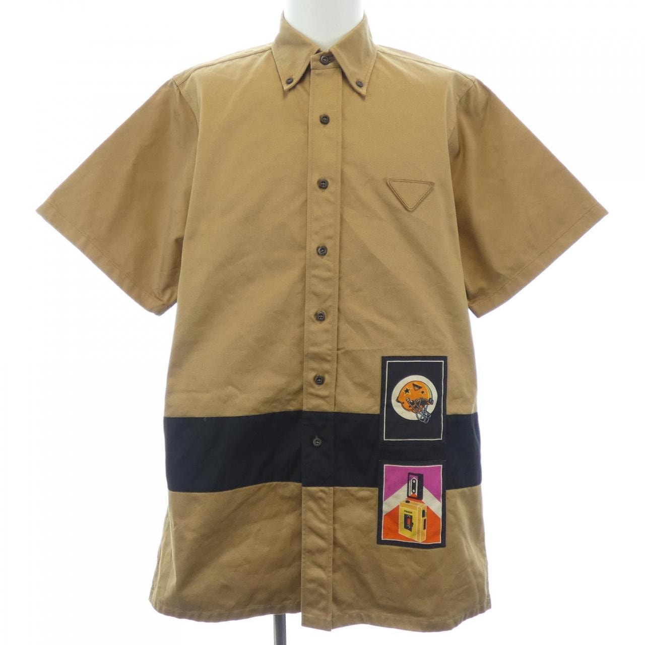 プラダ PRADA トライアングルロゴ UCS361 S201 1UPX S/Sシャツ