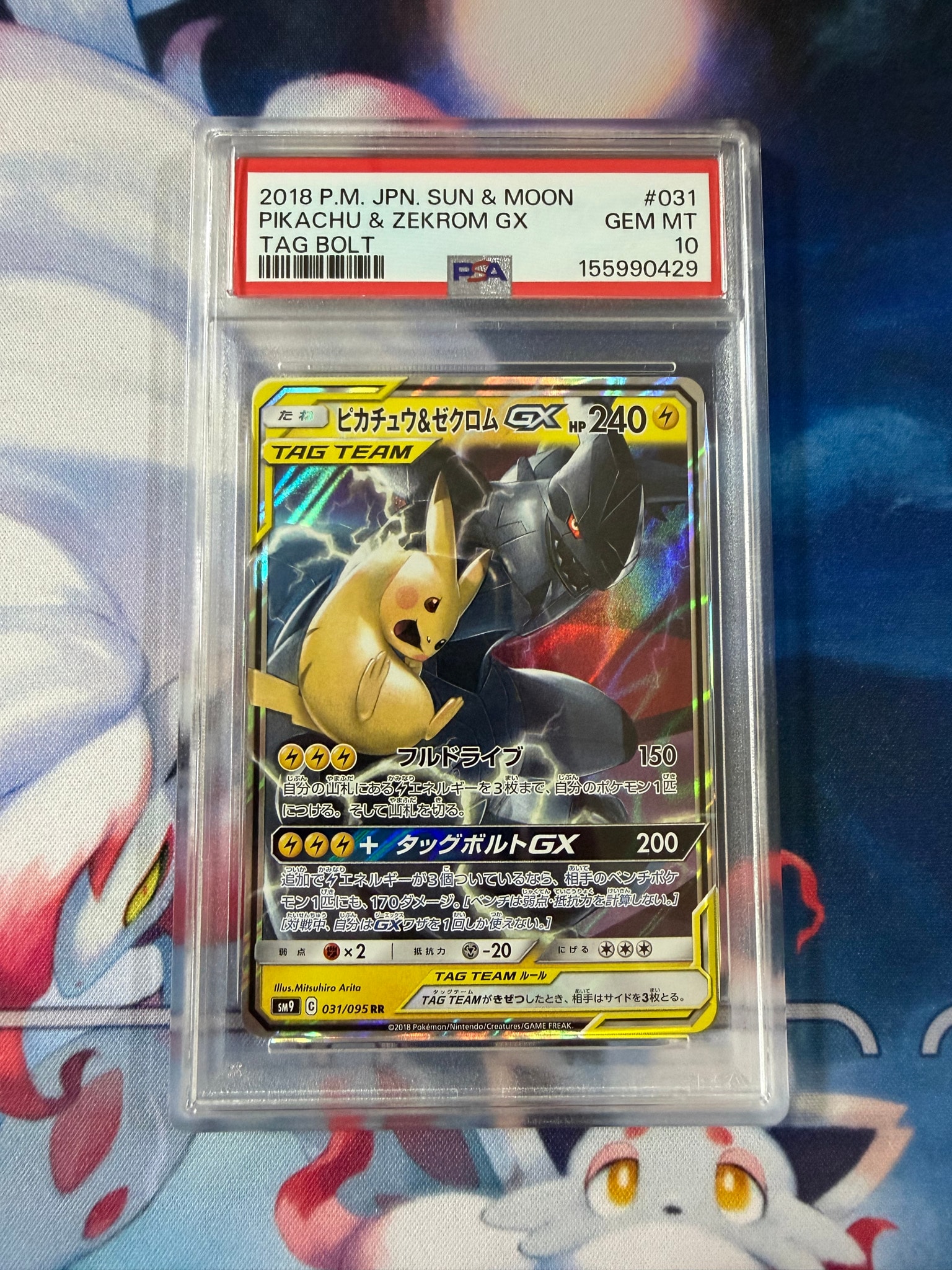 ピカチュウ&ゼクロムGX RR [SM9 031/095](拡張パック「タッグボルト