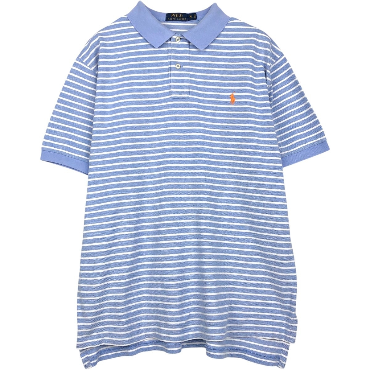 古着 ラルフローレン Ralph Lauren POLO RALPH LAUREN 半袖 ボーダー ポロシャツ メンズXL相当/eaa656515