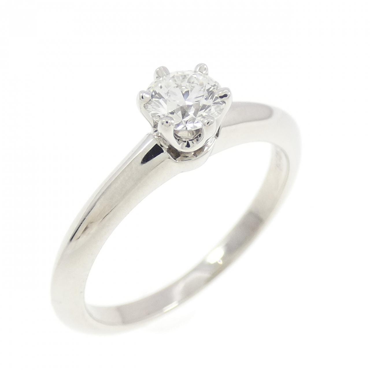 ティファニー クラシックソリティア リング 0.24CT H VS1