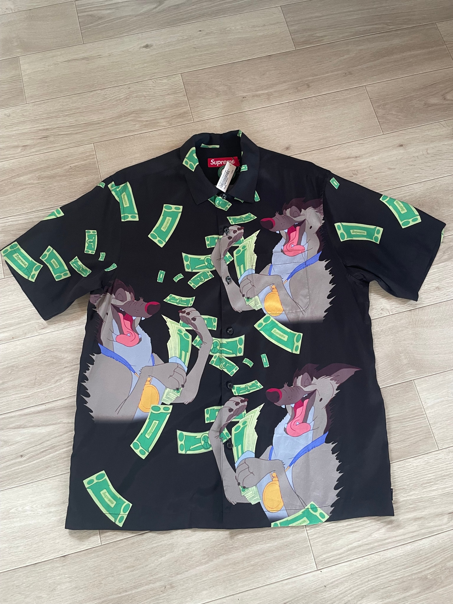 Supreme All Dogs Go To Heaven S/S Shirt "Black"
