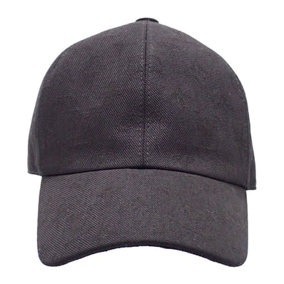 ルイヴィトン LOUIS VUITTON モノグラムエッセンシャル M5381M キャップ コットン ブラック メンズ【中古】【Aランク】