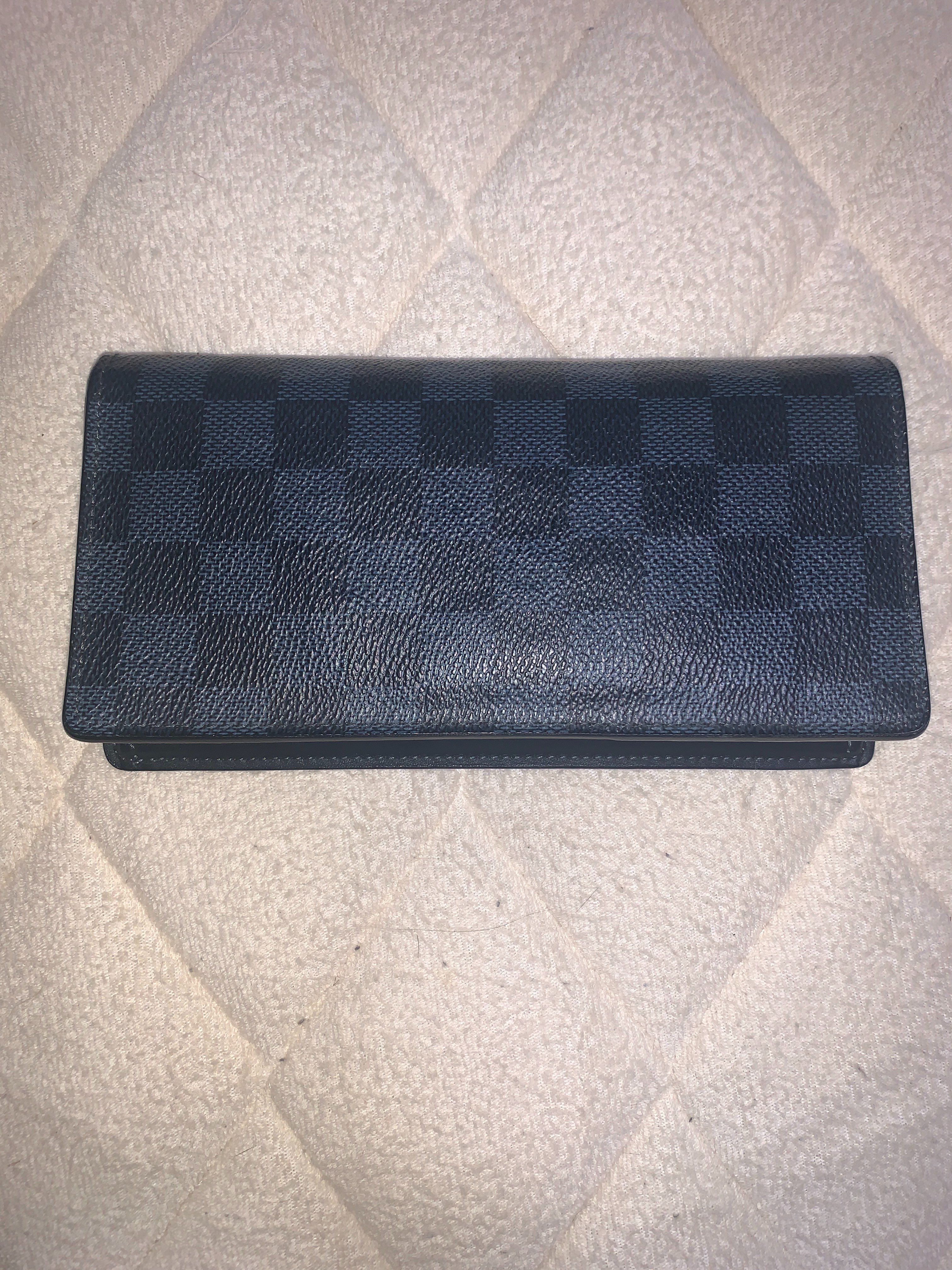 Louis Vuitton Brazza Wallet Damier Cobalt