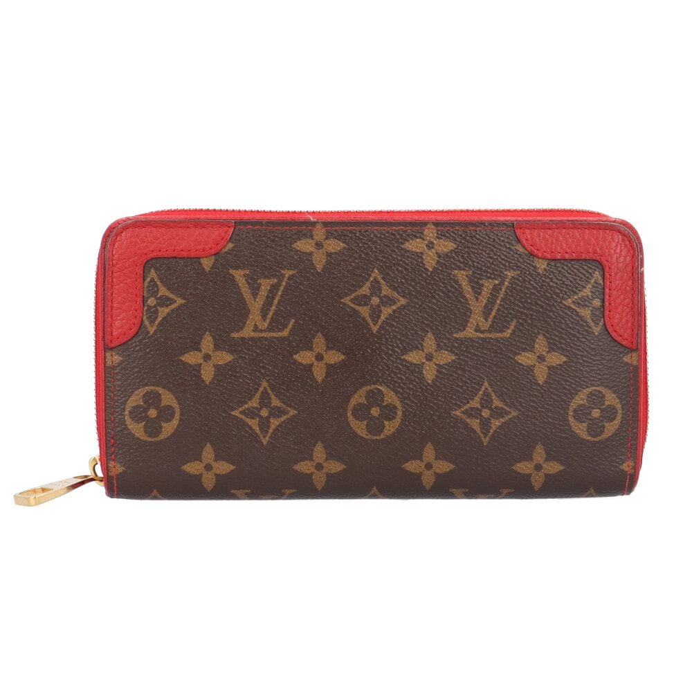 Louis Vuitton Zippy Wallet Retiro Monogram "Cerise"