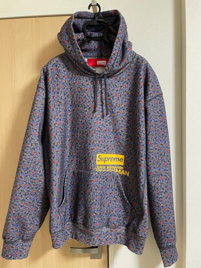Supreme / JUNYA WATANABE COMME des GARCONS MAN Hooded Sweatshirt "Black Flowers"