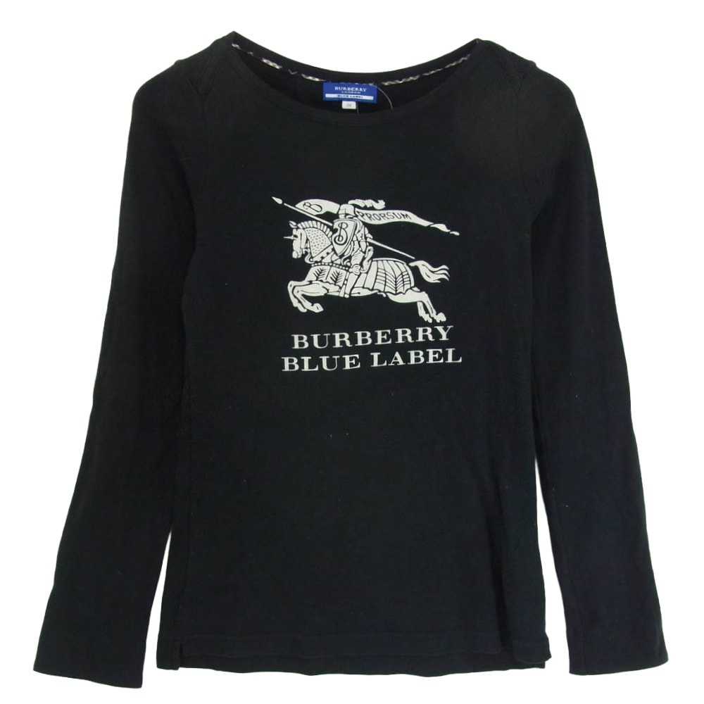 希少 バーバリーブルーレーベル モノグラム 長袖 カットソー BURBERRY BURBERRY BLUE LABEL - 希少 バーバリーブルーレーベル モノグラム