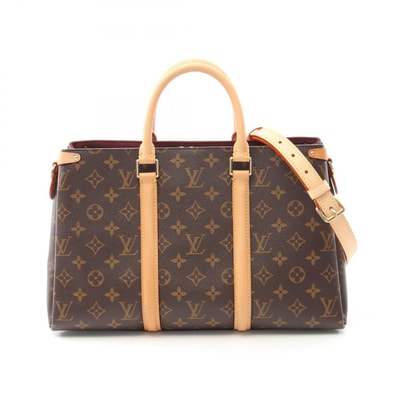 ルイ・ヴィトン LOUIS VUITTON スフロ MM ハンドバッグ バッグ PVCコーティングキャンバス レザー モノグラム レディース ブラウン系 M44816 【中古】