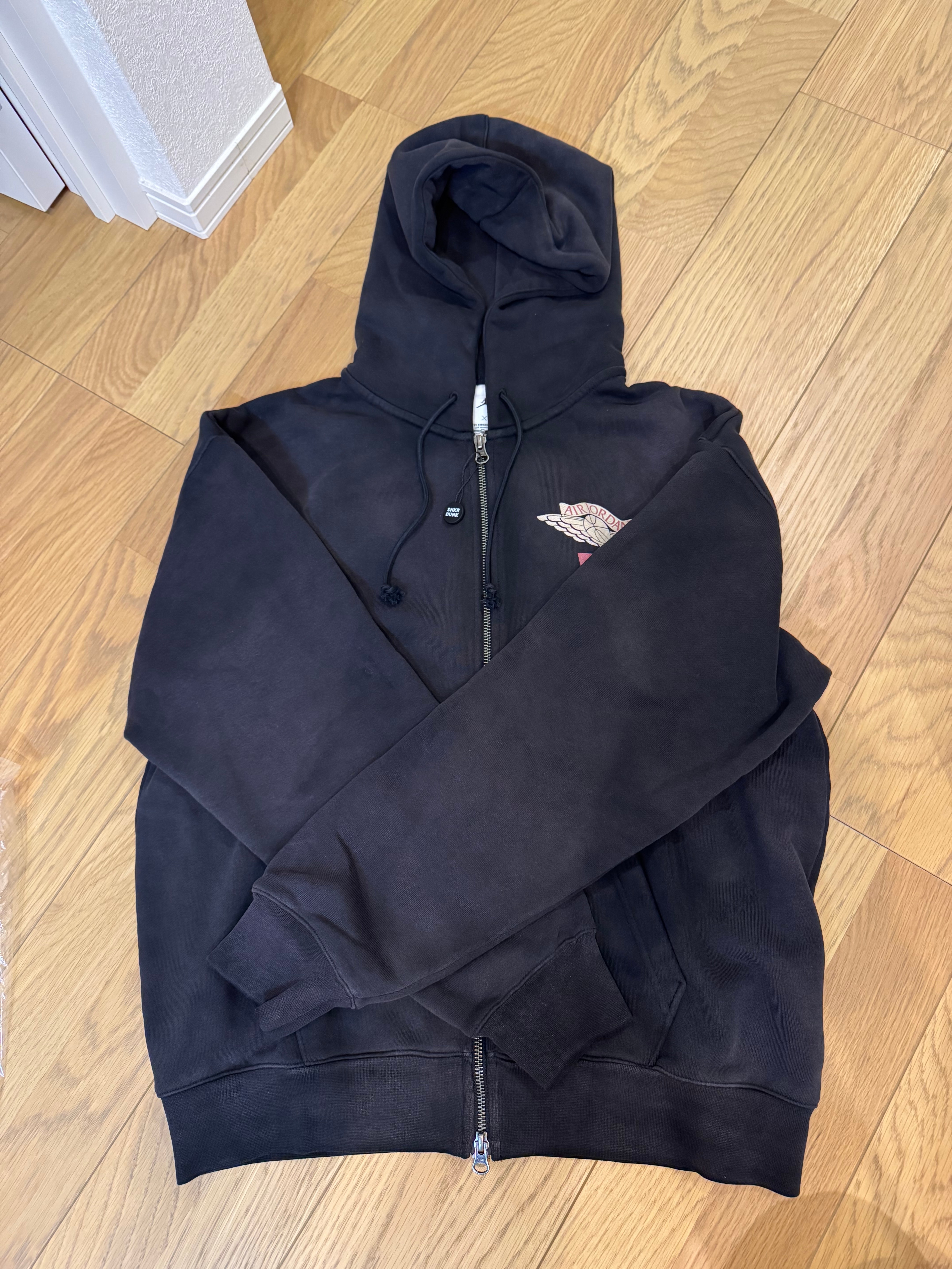 Nike Jordan x LEVI'S Heavyweight Fleece Zip Hoodie "Black" (US Size) IM6734-010