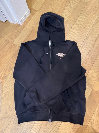 Nike Jordan x LEVI'S Heavyweight Fleece Zip Hoodie "Black" (US Size) IM6734-010