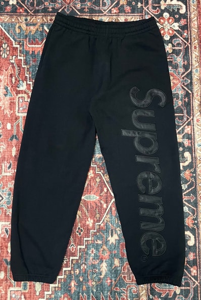 Supreme Satin Applique Sweatpant Supreme Satin Applique Sweatpant