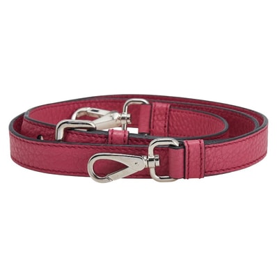 プラダ ショルダーストラップ ネームタグ クロシェット 鍵 パドロック セット ピンク レザー レディース PRADA 【中古】