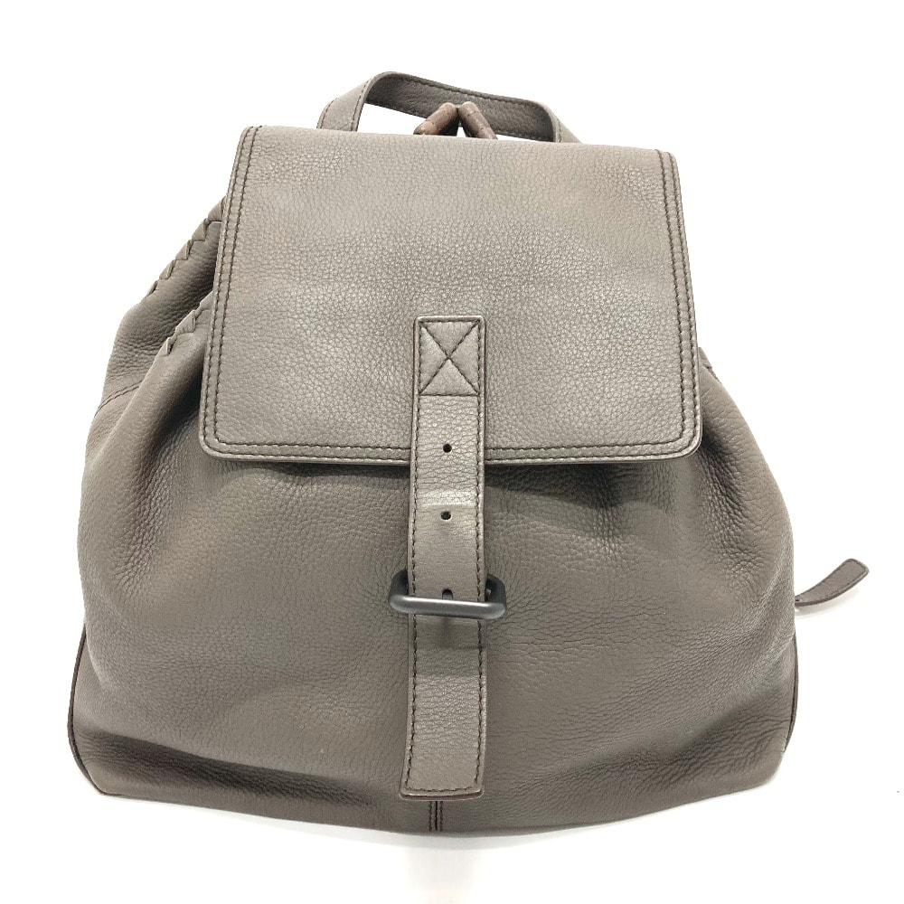 ボッテガヴェネタ BOTTEGA VENETA チェルボ B05902330W イントレチャート バックパック リュックサック レザー ブラウン系
