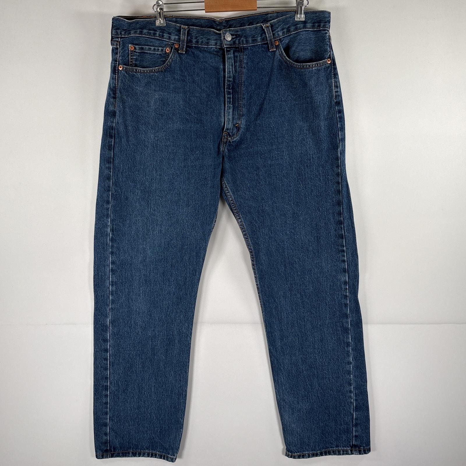 古着 リーバイス Levi's デニムパンツ 505 ストレート ジーパン 5ポケット 大きいサイズ ジーンズ w40 L32 ブルー メンズ