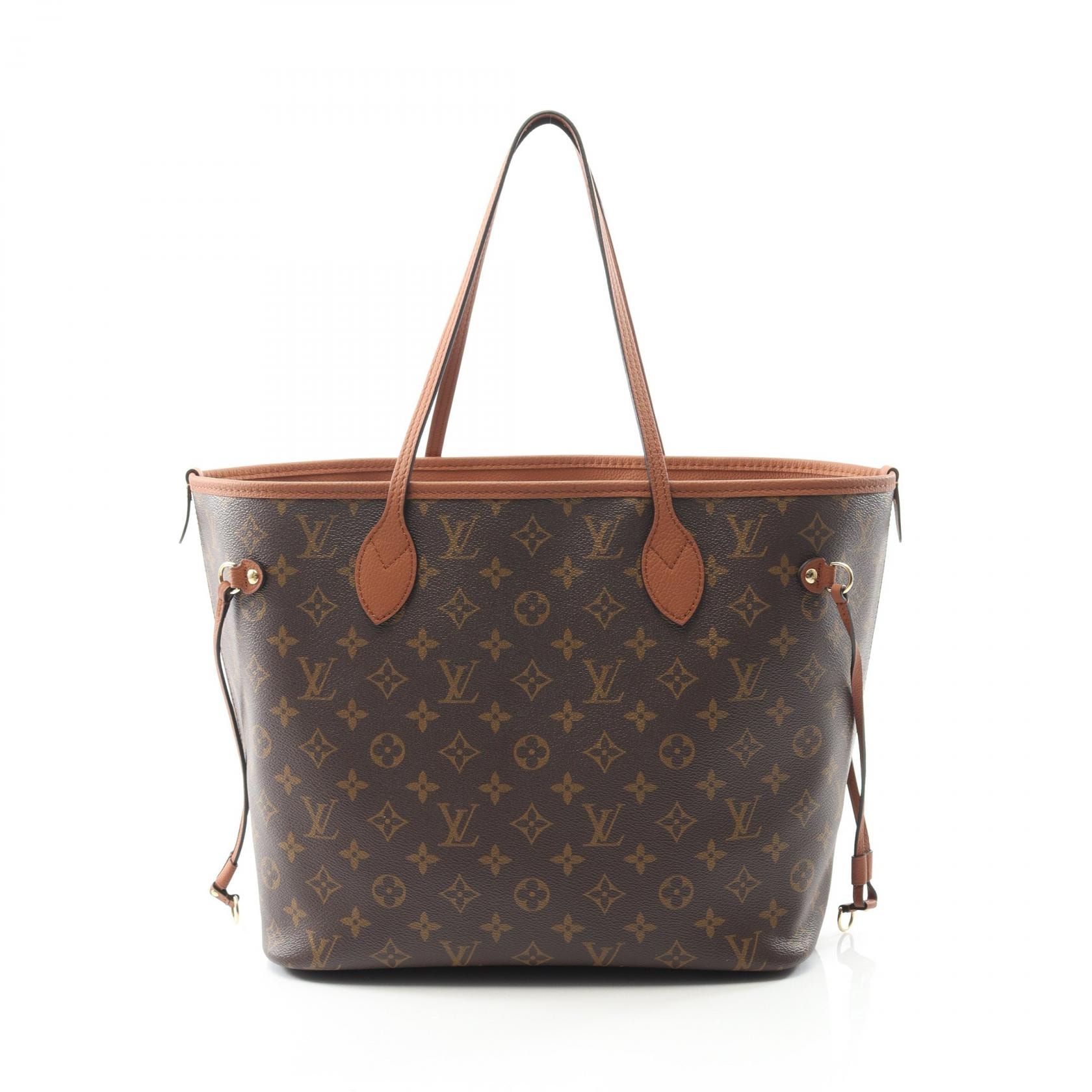 ルイ・ヴィトン LOUIS VUITTON ネヴァーフル インサイドアウトMM モノグラム トートバッグ バッグ PVCコーティングキャンバス レザー レディース ブラウン系 M12061 【中古】