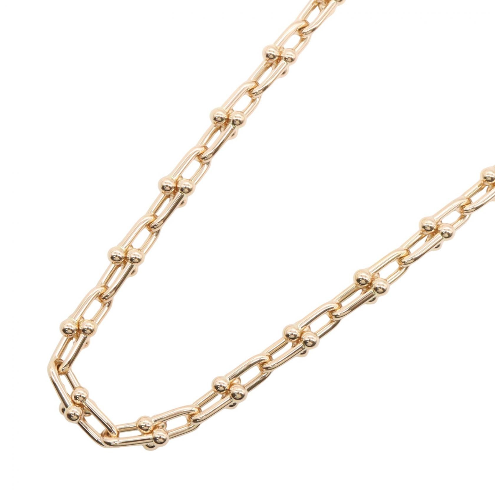 ティファニー TIFFANY&CO ハードウェア ネックレス スモール ネックレス ジュエリー K18PG(ピンクゴールド) レディース ゴールド系 70353164 【中古】