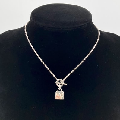HERMES(エルメス) アミュレット ケリー Ag925 ネックレス 12.1g シルバー