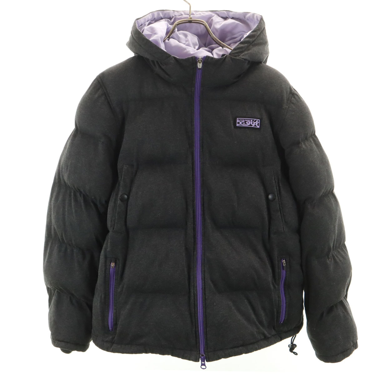 X-girl エックスガール 中綿ジャケット 2 チャコールグレー