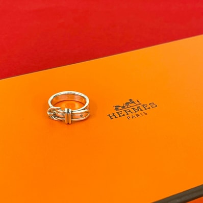 HERMES エルメス サンチュール シルバー925 リング・指輪 9号 シルバー
92783