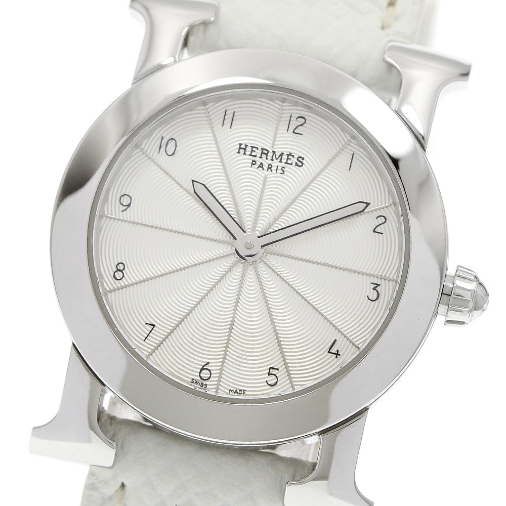 ☆良品 エルメス Hウォッチ ロンド HR1.210 レディース 【中古】