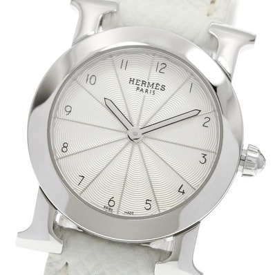 ☆良品 エルメス Hウォッチ ロンド HR1.210 レディース 【中古】
