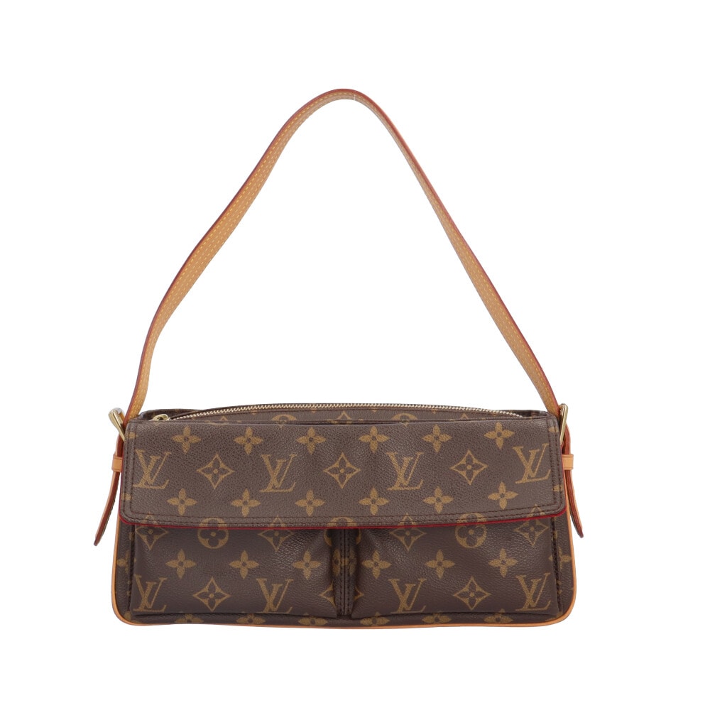 ルイヴィトン ヴィバシテMM モノグラム ハンドバッグ モノグラムキャンバス M51164 ブラウン レディース LOUIS VUITTON 中古